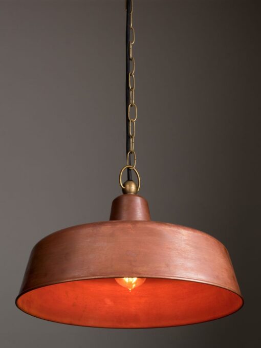 CLA PENDANT ES 60W MATT BLK ANGLED DOME IP23 OD 400mm | DEKSEL06