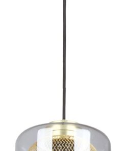 CLA PENDANT ES BrassMesh & Clr Glass OBLONG OD200mm | TONO3