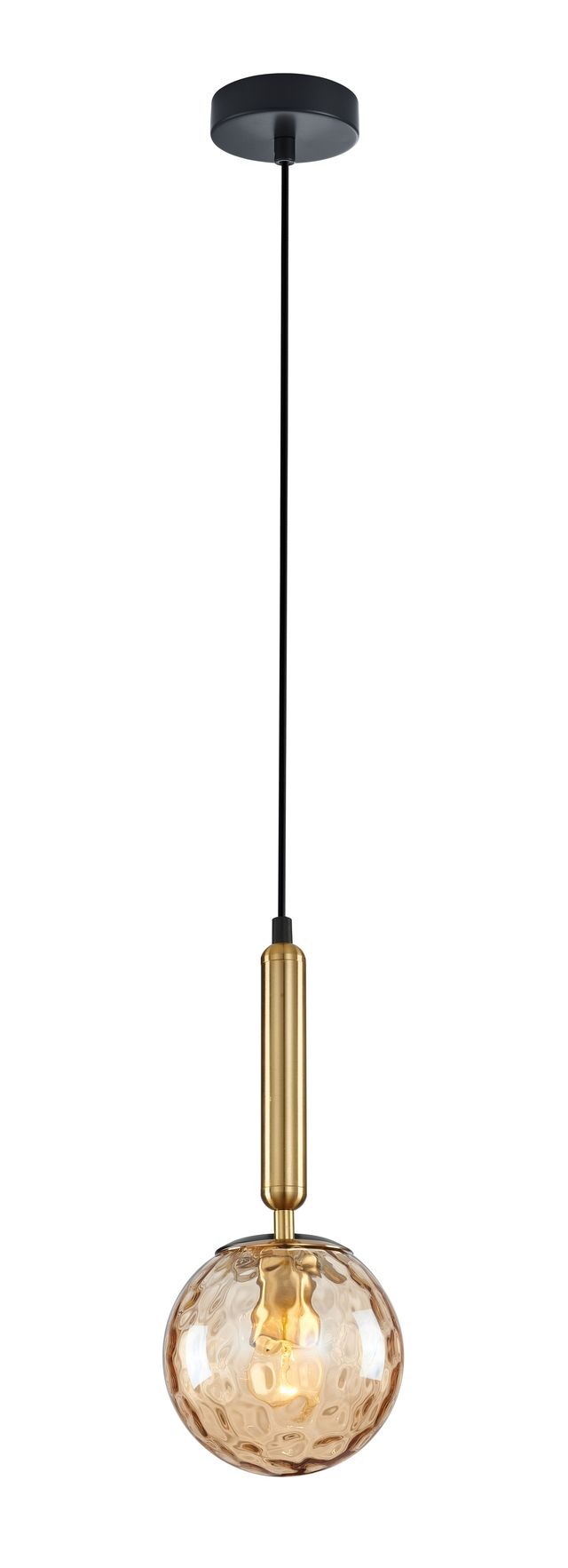 CLA PENDANT ES 10W Bronze Amber Spherical Glass Enclosed | TRATTINO1