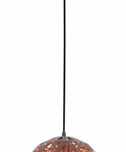 CLA PENDANT ES Coffee Embossed Tiled WINE GLASS OD300mm | TUILE6
