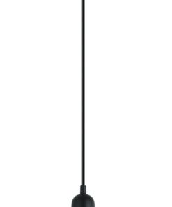 CLA PENDANT ES Blk Smoky Glass Dome OD200mm | VINTAJ13