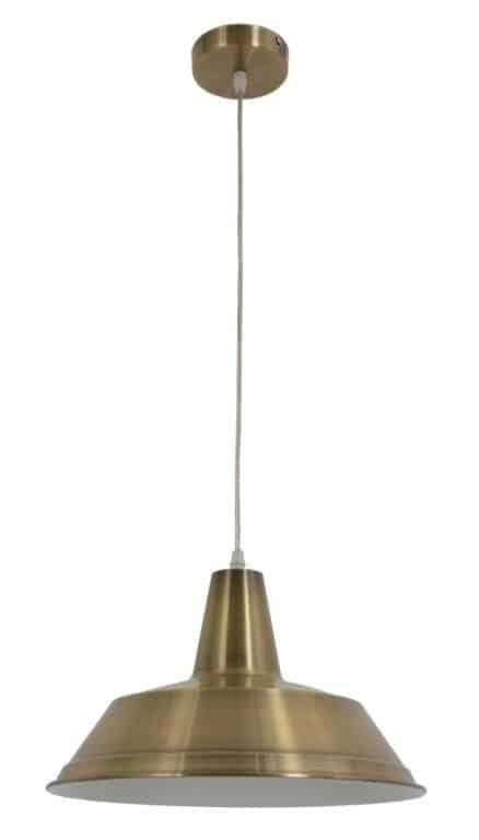 CLA PENDANT ES Antique Brass ANGLED DOME OD355mm | DIVO1