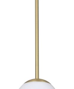 CLA PENDANT ES Antique Brass / Frosted (Matt) Tipped Dome Glass OD220mm | CIOTOLA2