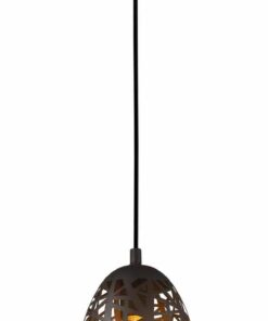 CLA PENDANT ES 72W Black Iron Cage Ellipse OD140mm x H200mm | ESCAMA1