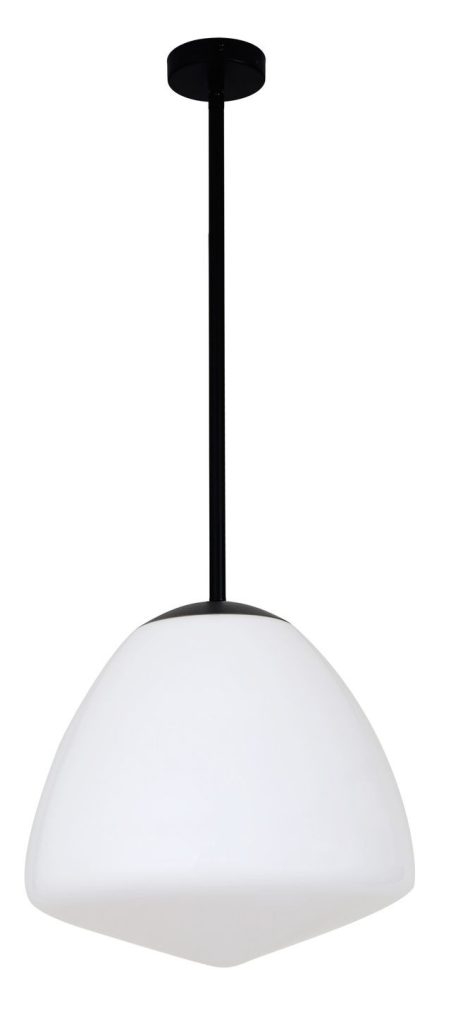 CLA PENDANT ES Matt Black / Frosted (Matt) Tipped Dome Glass OD280mm | CIOTOLA3