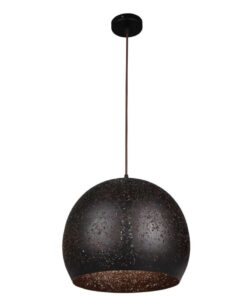 CLA PENDANT ES BLK Embossed DOME OD350mm | CELESTE2