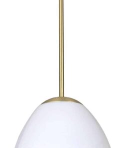 CLA PENDANT ES Antique Brass / Frosted Tipped (Matt) Dome Glass OD280mm | CIOTOLA4