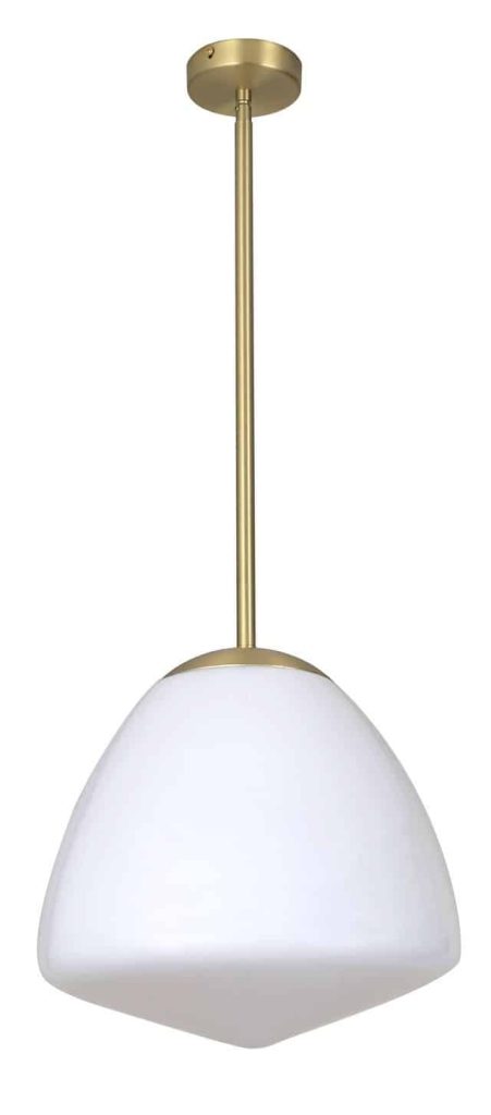 CLA PENDANT ES Antique Brass / Frosted Tipped (Matt) Dome Glass OD280mm | CIOTOLA4