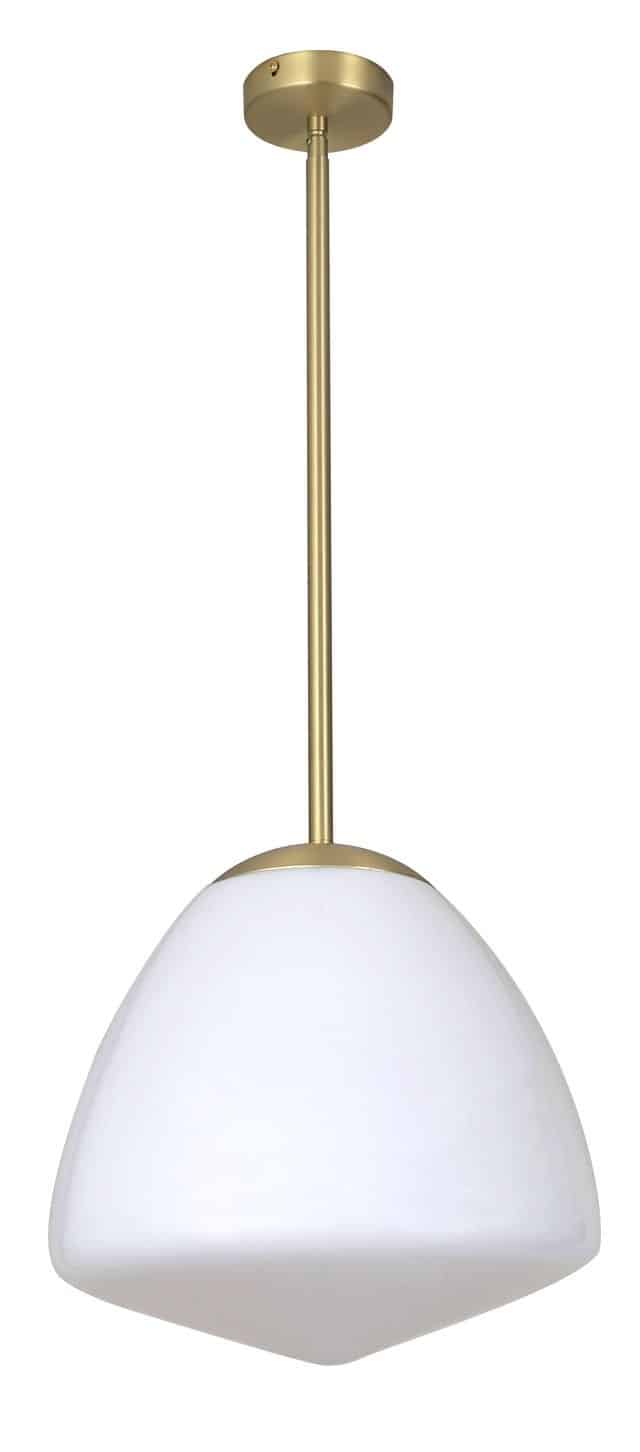 CLA PENDANT ES Antique Brass / Frosted Tipped (Matt) Dome Glass OD280mm | CIOTOLA4