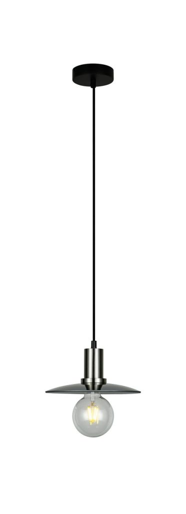 CLA PENDANT ES Smoke Glass Coolie w/ S/C Highlight OD220mm | CHAPEAU1