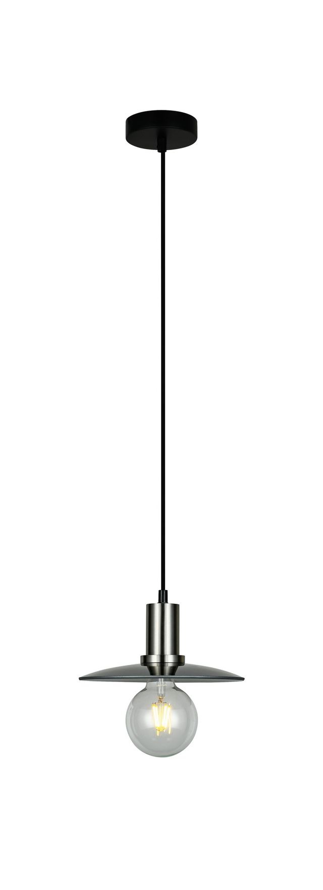 CLA PENDANT ES Smoke Glass Coolie w/ S/C Highlight OD220mm | CHAPEAU1