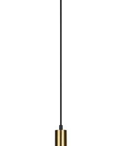 CLA PENDANT ES Amber Glass Coolie w/Ant. Brass Highlight OD220mm | CHAPEAU2