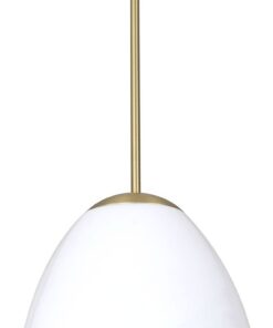 CLA PENDANT ES Antique Brass / Frosted (Matt) Tipped Dome Glass OD350mm | CIOTOLA6