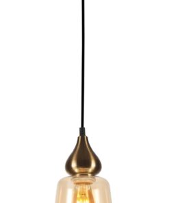 CLA PENDANT ES 72W Bronze Amber Flat Top ELLIPSE OD160xH305 mm | JEREZ1