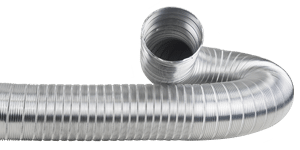 Fantech Trade Semi-Rigid Aluminium Ducting 125mm x 3m Long | DUCT125-3-SRIG