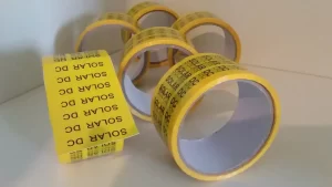 Solar DC Warning Tape 25M | SOLDCTAPE