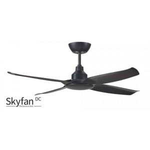 Ventair SKYFAN 4 Blade DC Ceiling Fan 1200mm - Black | SKY1204BL